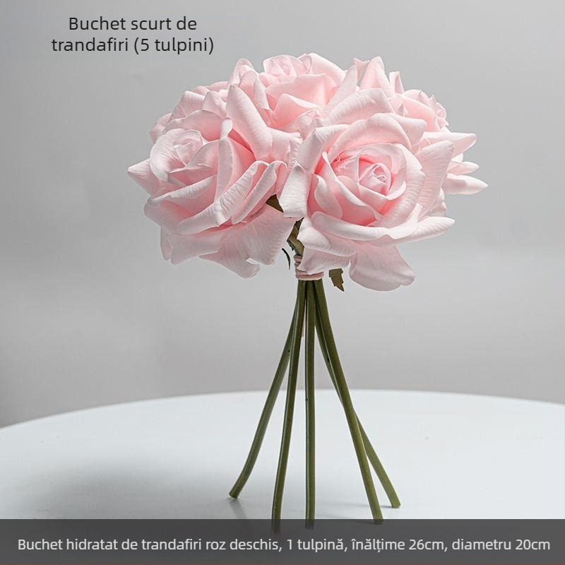 Flori automate de deschidere și închidere senzație hidratantă fotografiere Hotel TV Cabinet foto recuzită Acasă stil chinezesc nou