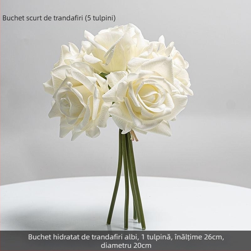 Flori automate de deschidere și închidere senzație hidratantă fotografiere Hotel TV Cabinet foto recuzită Acasă stil chinezesc nou