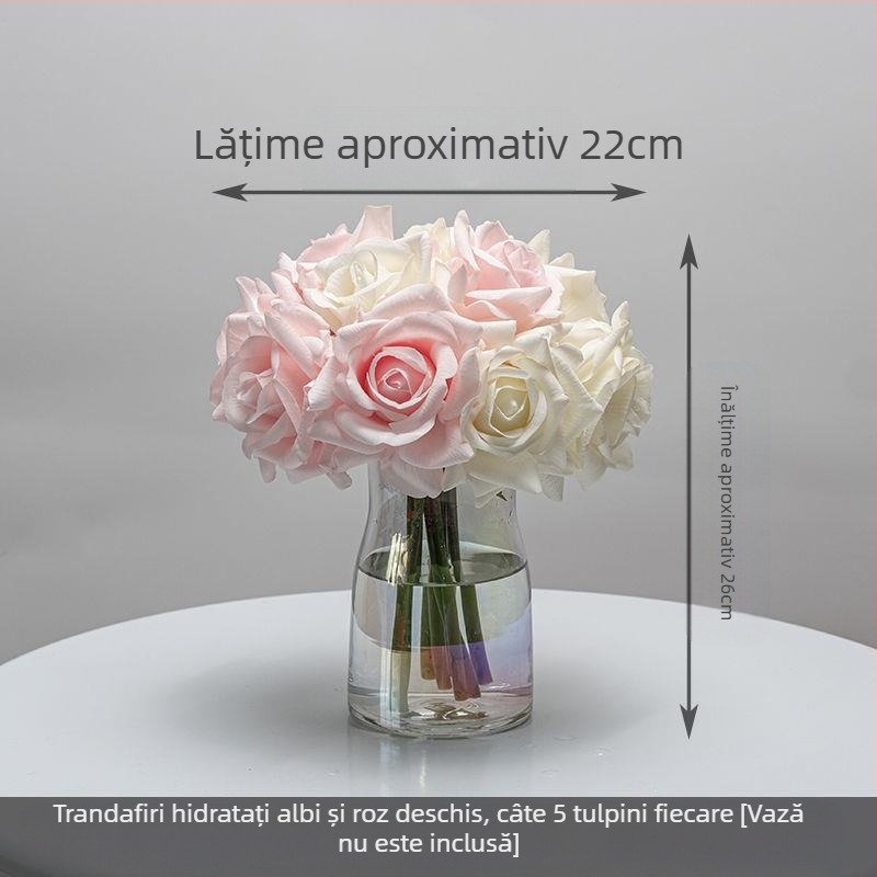 Flori automate de deschidere și închidere senzație hidratantă fotografiere Hotel TV Cabinet foto recuzită Acasă stil chinezesc nou