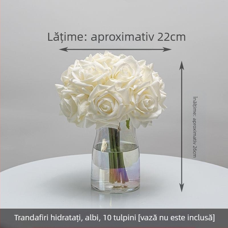 Flori automate de deschidere și închidere senzație hidratantă fotografiere Hotel TV Cabinet foto recuzită Acasă stil chinezesc nou