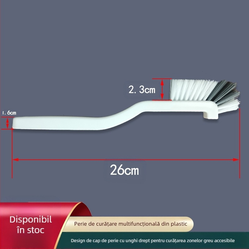 Perie de curățare a racilor din lemn de soia pentru bucătărie, perie multifuncțională pentru curățarea storcătorului de fructe și legume