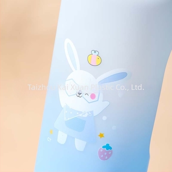 Pahar de apă din plastic pentru celebrități de pe internet, pahar spațial, simplu, drăguț, iepure, gradient, înghețat, cu capacitate mare, set de pahare de apă