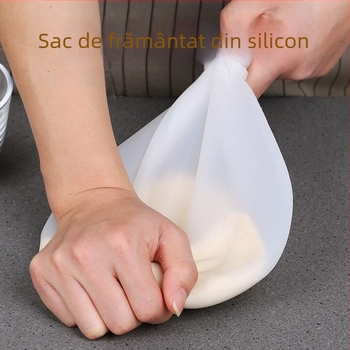 Sac de frământat aluat din silicon și sac pentru tăiței, tăiței vii, ceară, sac de frământat, artefact din silicon de uz casnic, antiaderent, îngroșat, de calitate alimentară