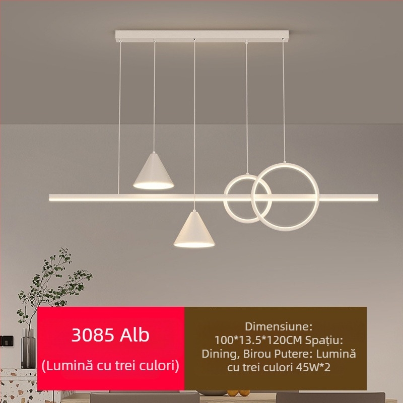 Candelabru LED cu spectru complet pentru restaurant, cu protecție pentru ochi, pentru sufragerie, modern, cu internet, popular, creativ, lung, pentru bar