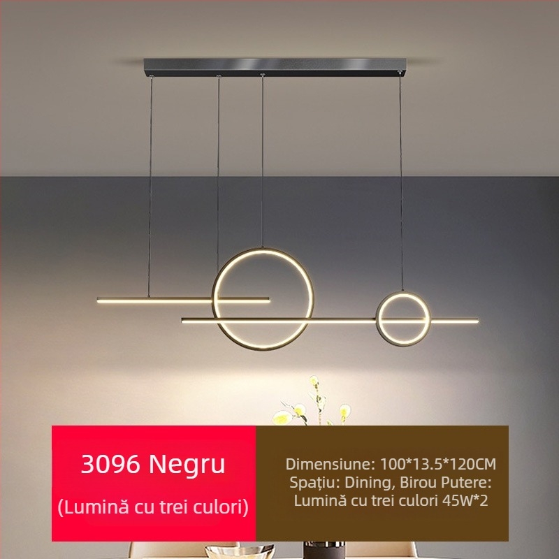 Candelabru LED cu spectru complet pentru restaurant, cu protecție pentru ochi, pentru sufragerie, modern, cu internet, popular, creativ, lung, pentru bar