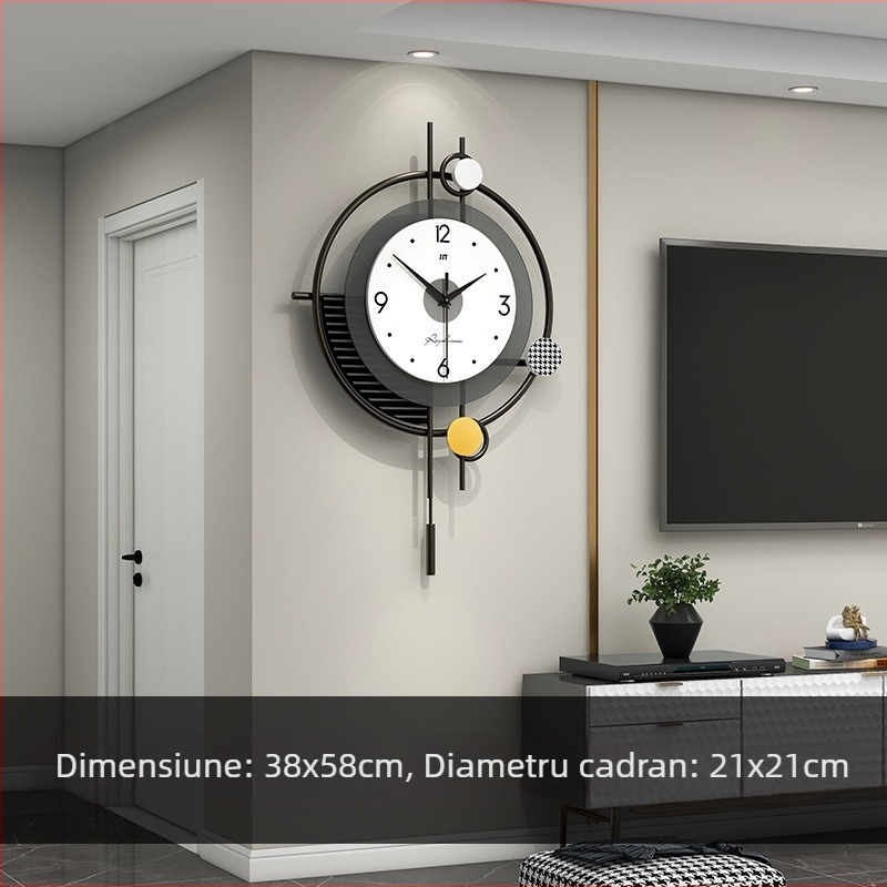 Ceas de perete ceas de perete camera de zi acasă modern simplu modă decor restaurant ceas silențios high-end perete agățat