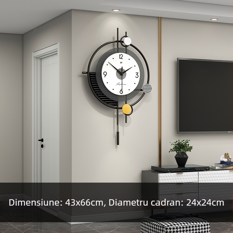Ceas de perete ceas de perete camera de zi acasă modern simplu modă decor restaurant ceas silențios high-end perete agățat