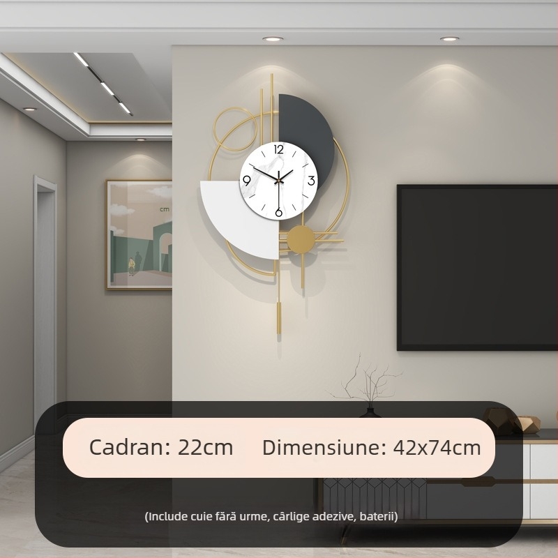 Ceas de perete ceas de perete camera de zi acasă modern simplu modă decor restaurant ceas silențios high-end perete agățat