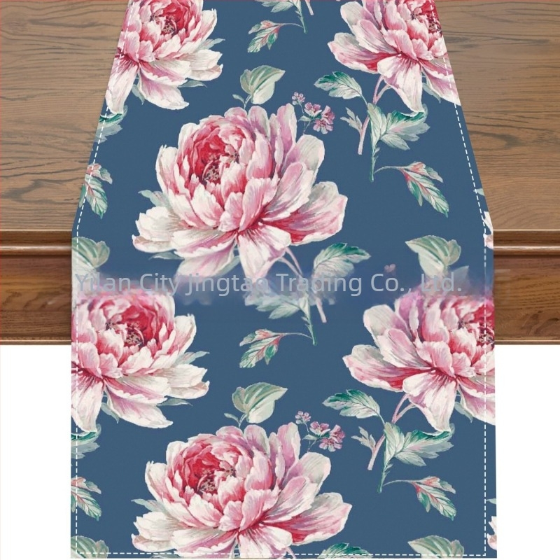 2024 Transfrontalieră Nouă Traversă de Masă din In Primăvară și Vară Flori Acasă Restaurant Sufragerie Masă de Sufragerie Interior și Exterior Traversă de Masă Decorativă