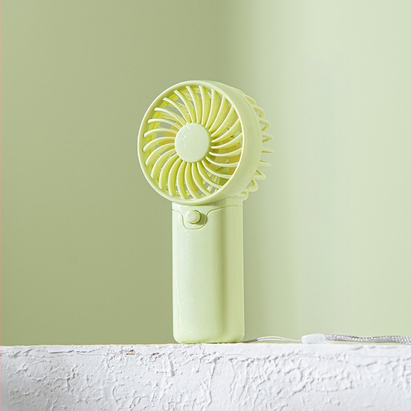 Explozii transfrontaliere Ventilator mic portabil Baterie uscată Vânt mare Student În aer liber Portabil Mic Ventilator electric Cadou