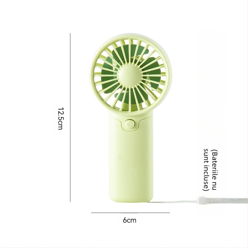 Explozii transfrontaliere Ventilator mic portabil Baterie uscată Vânt mare Student În aer liber Portabil Mic Ventilator electric Cadou