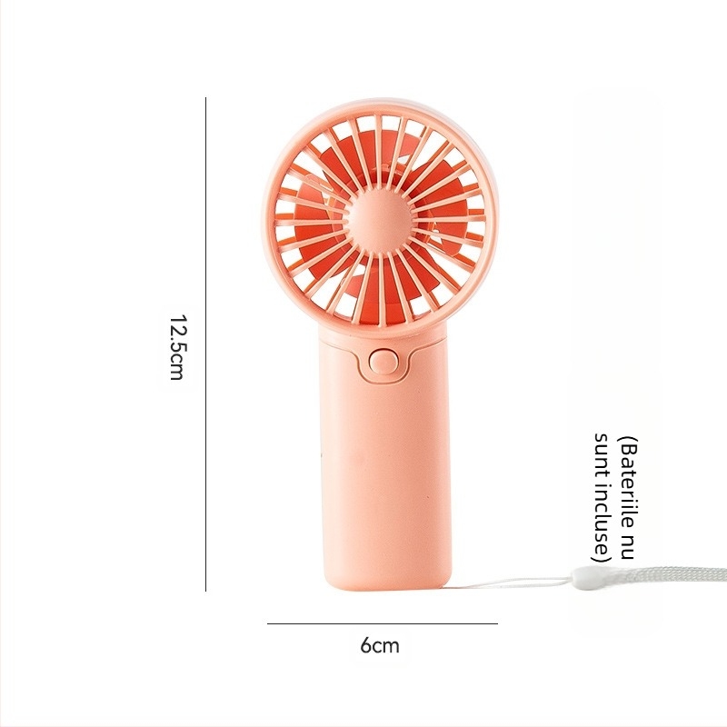 Explozii transfrontaliere Ventilator mic portabil Baterie uscată Vânt mare Student În aer liber Portabil Mic Ventilator electric Cadou