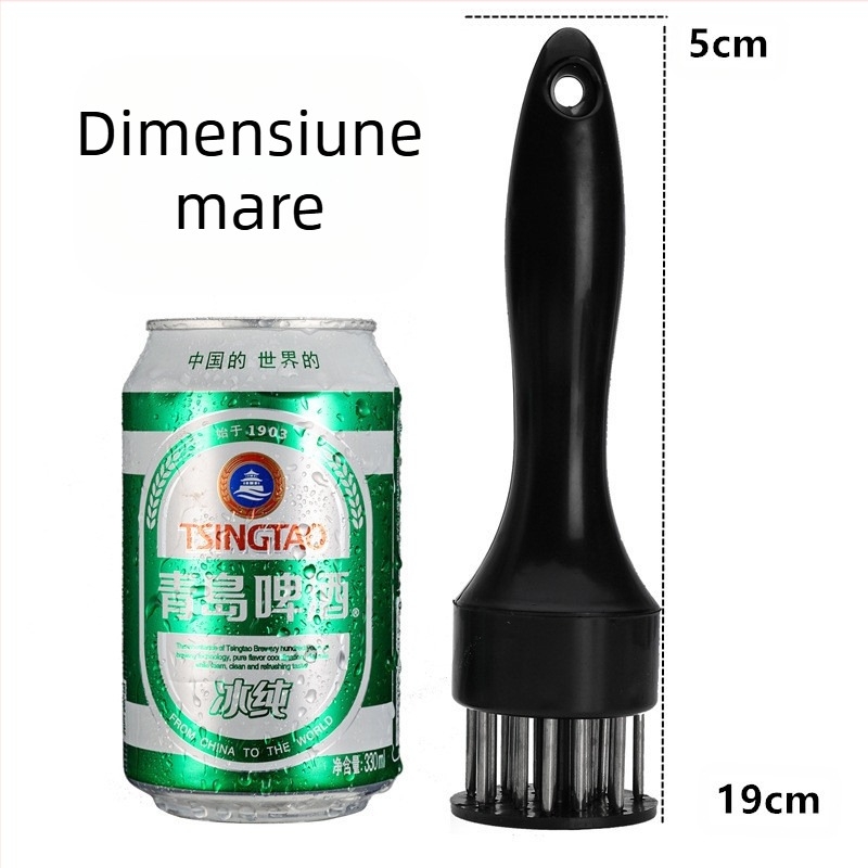 Fărește carne din oțel inoxidabil pentru cotlete de porc, grătar, carne marinată, ace de frăgezire pentru friptură, instrument pentru frăgezit carne