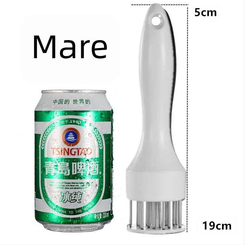 Fărește carne din oțel inoxidabil pentru cotlete de porc, grătar, carne marinată, ace de frăgezire pentru friptură, instrument pentru frăgezit carne