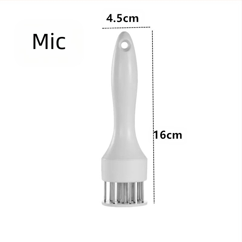 Fărește carne din oțel inoxidabil pentru cotlete de porc, grătar, carne marinată, ace de frăgezire pentru friptură, instrument pentru frăgezit carne