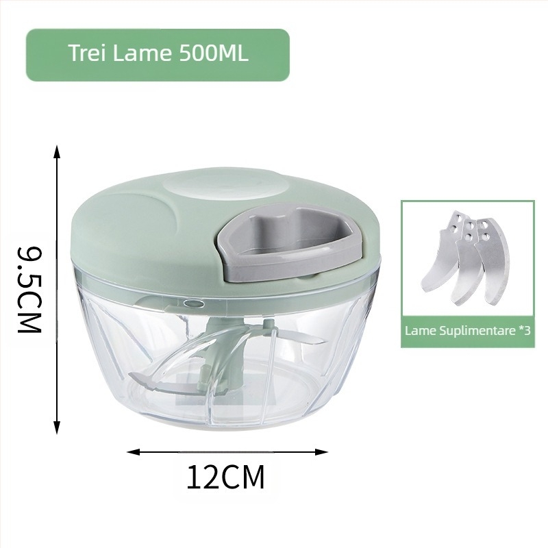 Tăietor de legume multifuncțional de usturoi, tras manual, de uz casnic, râșniță de usturoi de bucătărie, mașină de gătit, trăgător de usturoi, râșniță de legume en-gros