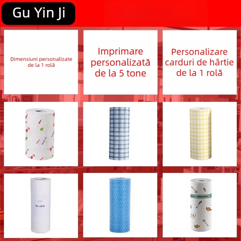 Cârpe de bucătărie de unică folosință care nu lasă scame și nu se lipesc de ulei. Prosoape de hârtie speciale pentru bucătărie, cârpe detașabile, umede și uscate.