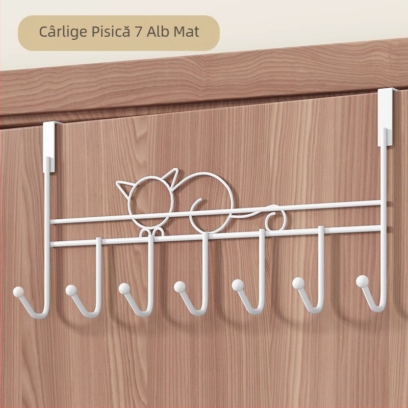 Cârlig de ușă pentru explozii comerciale externe, transfrontalier, neperforat, pentru depozitarea ușilor de îmbrăcăminte, finisaj prelungit, en-gros îndrăzneț