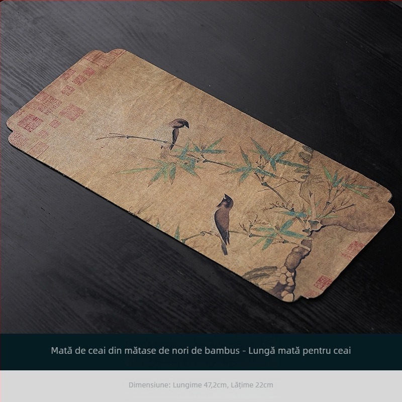 Vintage Xiangyun Fire Uscat Ceai Mat Masă Mat Chinezesc Zen Manual Bumbac și In Material Material Oală Mat Coaster Mat Uscat Ceai Față de Masă