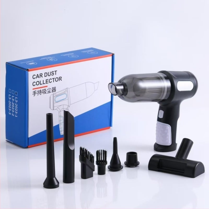 Aspirator auto, cu dublă utilizare pentru mașină și casă, reîncărcabil portabil fără fir, puternic, mic, mini, funcție de suflare puternică, aspirator portabil