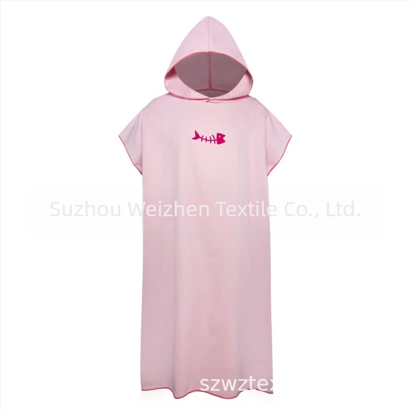 Pelerină transfrontalieră cu uscare rapidă, bluză de plajă, prosop de baie pentru schimbare, halat de baie, pelerină de plajă, halat de baie din catifea față-verso, comerț electronic Amazon