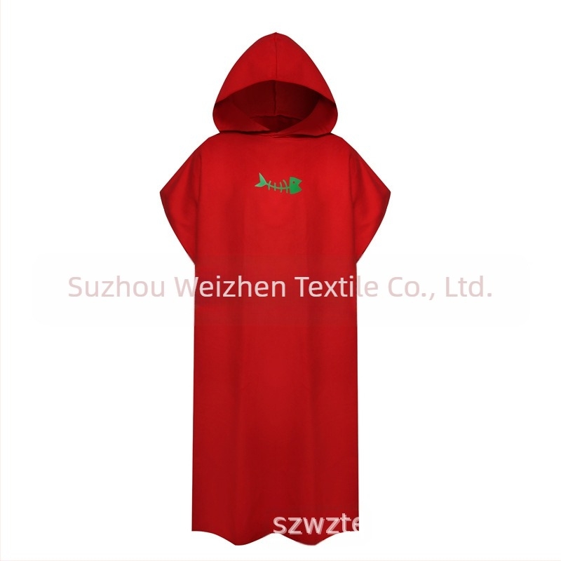 Pelerină transfrontalieră cu uscare rapidă, bluză de plajă, prosop de baie pentru schimbare, halat de baie, pelerină de plajă, halat de baie din catifea față-verso, comerț electronic Amazon