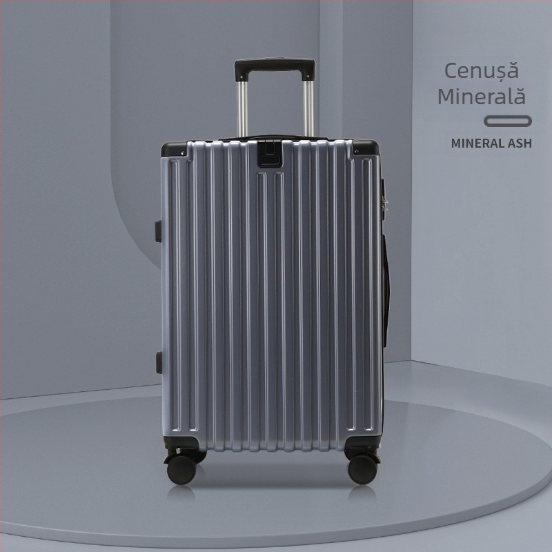 Valiză de bagaje Net roșu 20 inch troler universal cu roți 24 inch pentru bărbați și femei, cu parolă pentru studenți, husă din piele