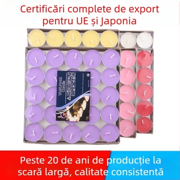 Fabrică de lumânări, lot de lumânări aromaterapice, ceară de ceai, 1,5-2 ore, 100 de lumânări mici, cerere romantică în căsătorie, mărturisire, unt Buddha