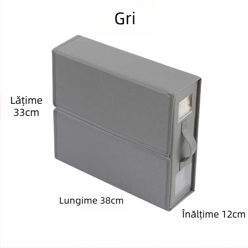 Cutie de depozitare Amazon, cutie de depozitare cu patru piese, pliabilă, din pânză Oxford, cutie de depozitare de mare capacitate pentru fereastră