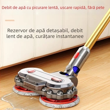 Potrivit pentru accesorii de aspirator Dyson, lustruire umedă și uscată, mop de podea, cap de aspirație, mop electric integrat