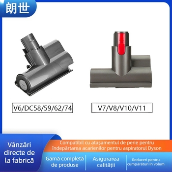 Potrivit pentru aspiratorul fără fir Dyson, cap de aspirare electric pentru pat, V7V8V10V11, accesorii pentru capul de perie pentru îndepărtarea acarienilor de uz casnic