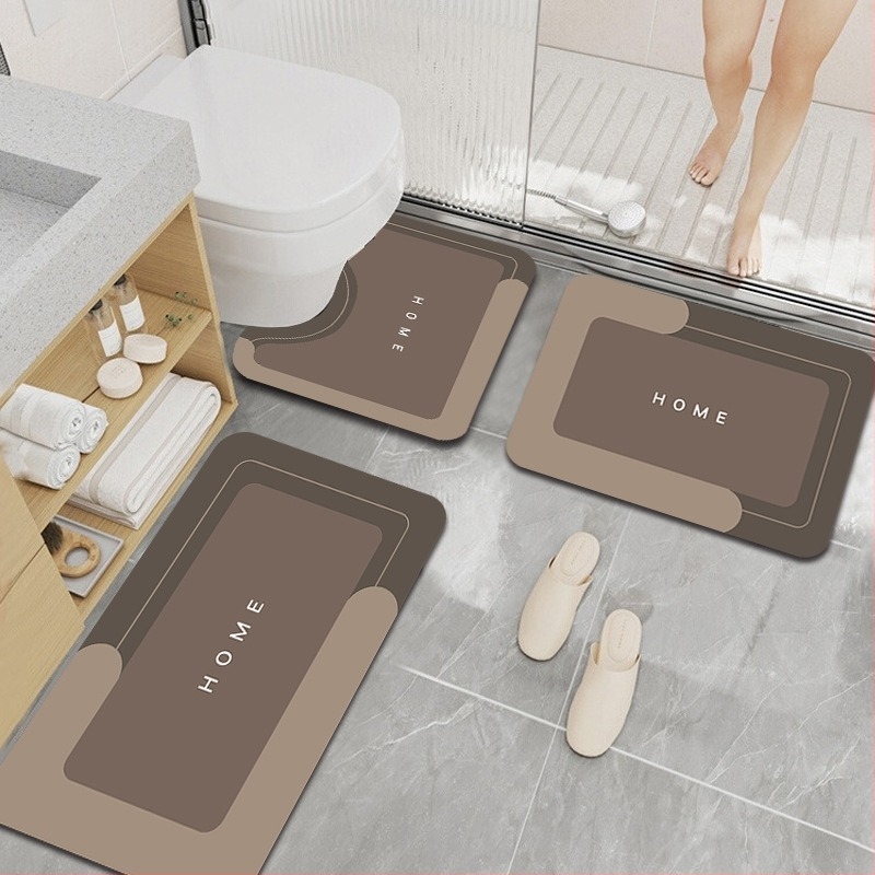 Simplu Diatom Noroi Covoraș de Podea Acasă Nordic Intrare Ușă Covoraș Baie Covoraș de Podea Toaletă Toaletă în formă de U Covoraș de Podea