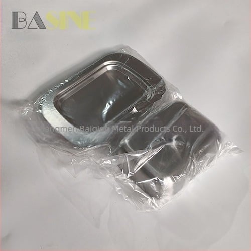 Furnizare directă din fabrică, vas de brânză, vas de unt din oțel inoxidabil, farfurie de unt cu capac din oțel inoxidabil, vas de unt pentru a păstra prospețimea