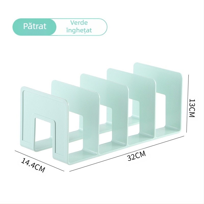 Raft de depozitare pentru geantă, suport pentru cărți, compartiment transparent din plastic, depozitare pentru dulap, clasificare, suport pentru cărți