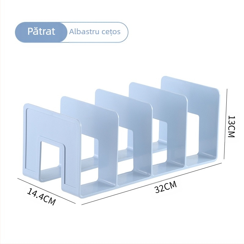 Raft de depozitare pentru geantă, suport pentru cărți, compartiment transparent din plastic, depozitare pentru dulap, clasificare, suport pentru cărți