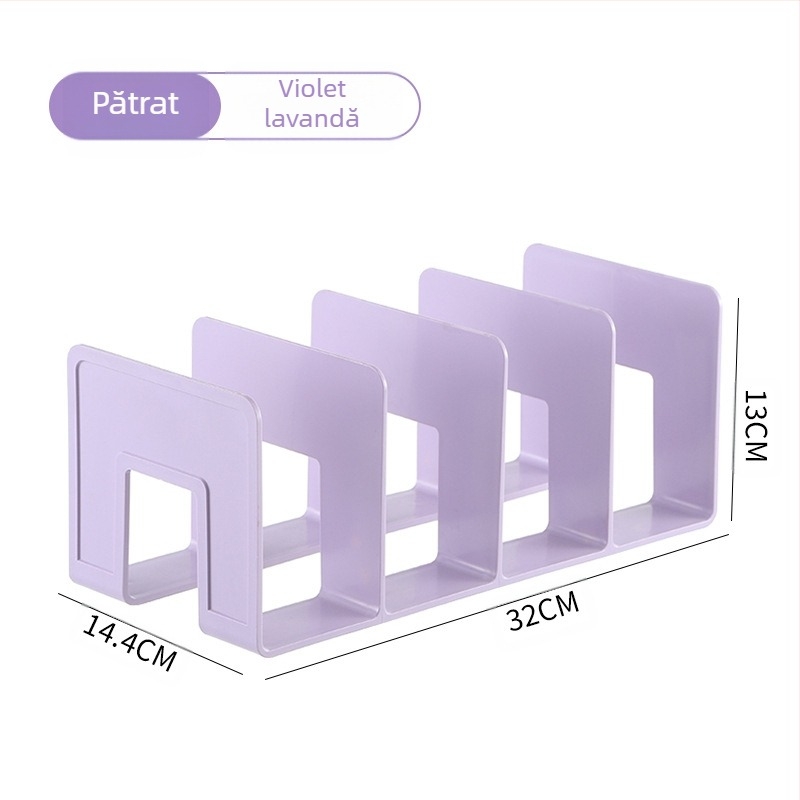 Raft de depozitare pentru geantă, suport pentru cărți, compartiment transparent din plastic, depozitare pentru dulap, clasificare, suport pentru cărți
