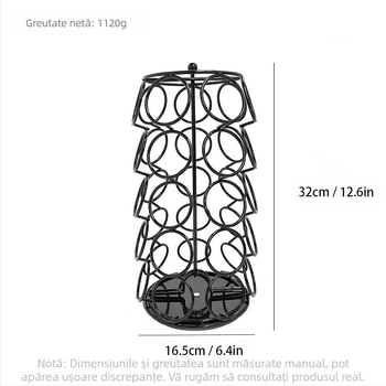 Suport pentru capsule de cafea Source Factory, Duoqu Kusi, suport rotativ pentru capsule, pachet de 35
