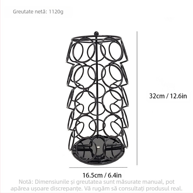 Suport pentru capsule de cafea Source Factory, Duoqu Kusi, suport rotativ pentru capsule, pachet de 35