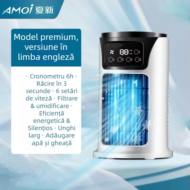 Ventilator de răcire mic pentru uz casnic, nou, la vânzare, ventilator silențios de răcire cu apă, ventilator mobil de aer condiționat, răcitor de aer