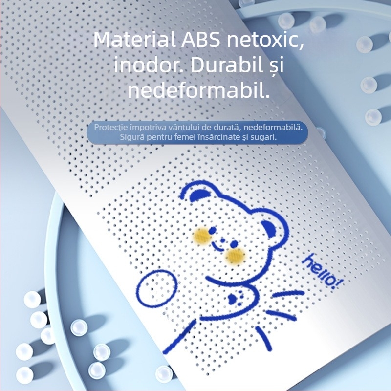 Placă de protecție împotriva vântului pentru aer condiționat pentru sugari și copii mici, deflector de evacuare a aerului, placă de protecție împotriva vântului, placă de agățare a paravântului