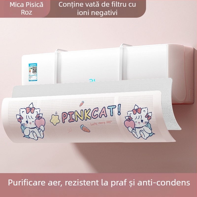 Placă de protecție împotriva vântului pentru aer condiționat pentru sugari și copii mici, deflector de evacuare a aerului, placă de protecție împotriva vântului, placă de agățare a paravântului