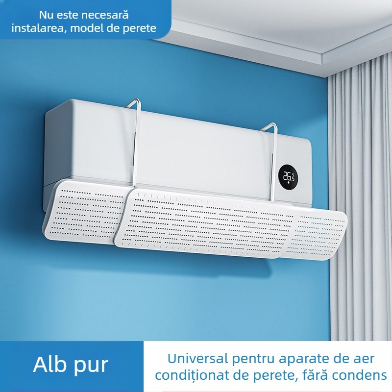 Placă de protecție împotriva vântului pentru aer condiționat pentru sugari și copii mici, deflector de evacuare a aerului, placă de protecție împotriva vântului, placă de agățare a paravântului