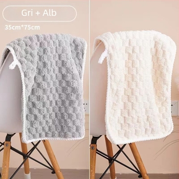 Prosop de baie cu model de nor, en-gros, prosop absorbant din fleece coral, agățat, drăguț, stil nou 2023, moale, pentru bărbați și femei