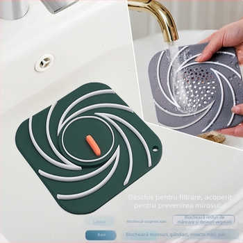 Deodorant pentru scurgerea de podea a toaletei, canalizare anti-țânțari, blocare a mirosurilor pentru păr, deodorant multifuncțional, scurgere de podea