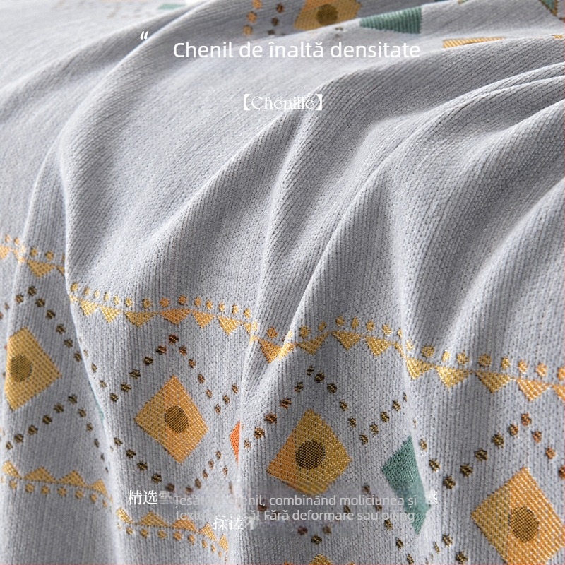 Husă de canapea în stil crem, dintr-o singură bucată, all-inclusive, universală, pentru patru sezoane, din material textil de înaltă calitate, husă de canapea pentru prosoape, anti-zgârieturi de pisici