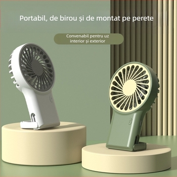 Ventilator de vânt mare USB portabil, cu durată lungă de viață, mini ventilator portabil pentru birou, nou, pentru studenți în aer liber