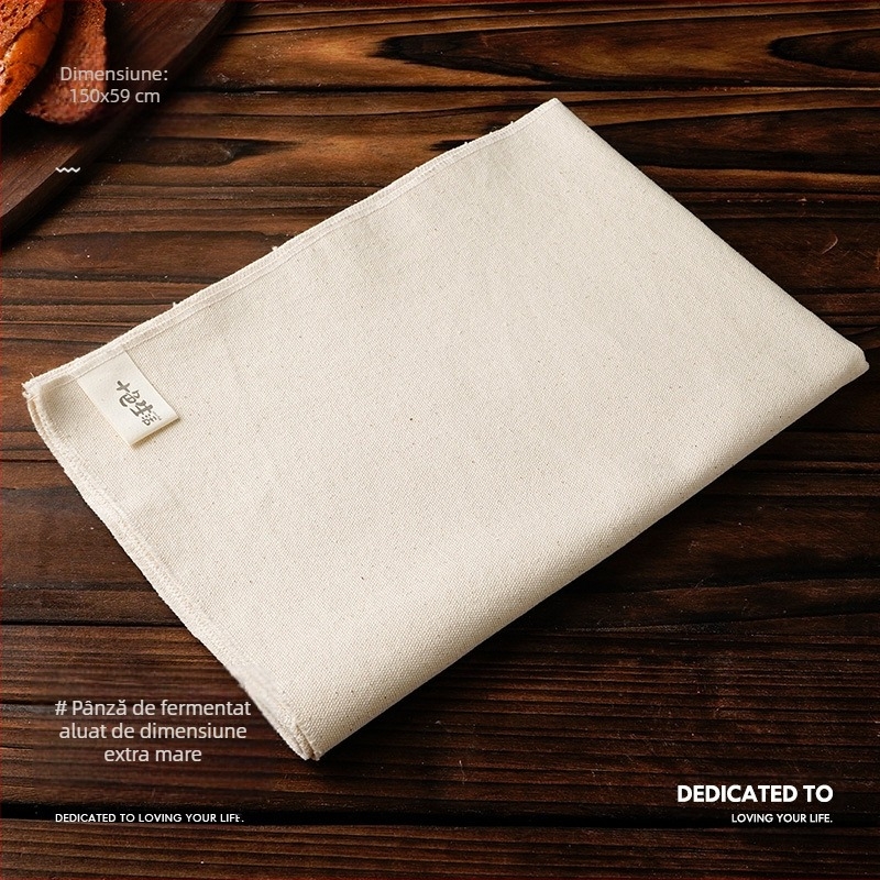 Pânză de fermentare a aluatului Qingye, pânză franceză, băț european, pungă de trezire pentru păr, pânză hidratantă din bumbac, instrument de copt, matriță