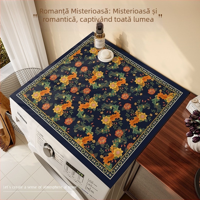 Husă pentru mașină de spălat cu tambur, pânză, husă de praf americană, tampon absorbant de noroi cu diatomee, protecție solară de unică folosință, husă pentru noptieră, prosop