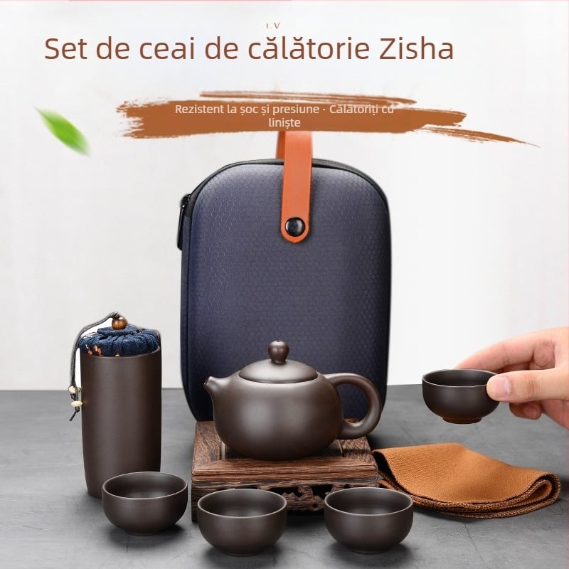 Set de ceai de călătorie cu nisip violet creativ, ceașcă portabilă rapidă, va vinde activități imobiliare, cadou, logo personalizat