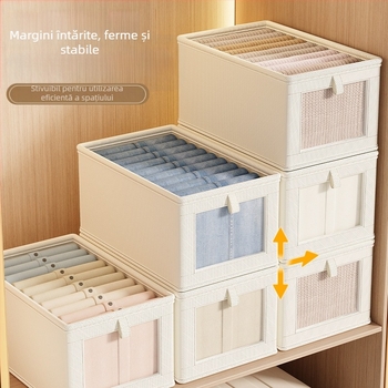 Plasă pentru fereastra din față cu capac, cutie de depozitare anti-praf, cutie de depozitare pentru colanți, cămașă, pliabilă, cutie de depozitare pentru haine spălate